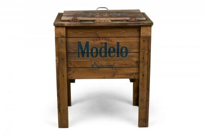 American Rustic Wooden Outdoor Modelo Cooler