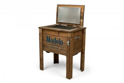 American Rustic Wooden Outdoor Modelo Cooler