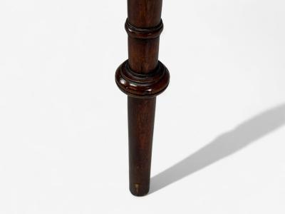 American Sheraton Mahogany Tulipwood Serpentine Inlaid Card Table USA 1810