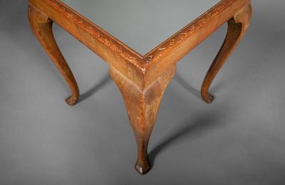 American Side Tables with Mirrored Tops