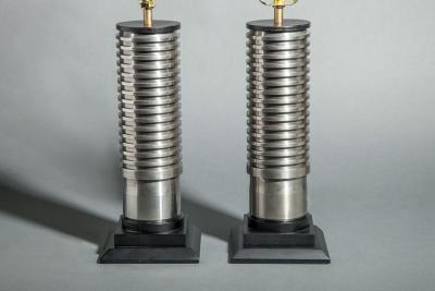 American Stainless Steel Rollers Made into Lamp Bodies