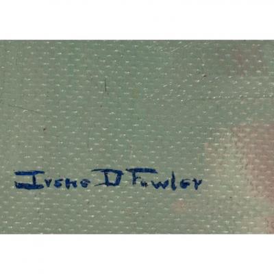 American Still Life Oil Painting by Irene D Fowler