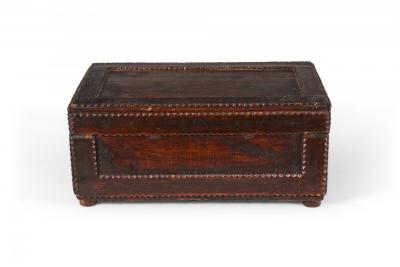 American Tramp Art Wooden Box