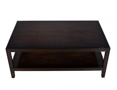 American Transitional Mahogany 2 Tier Coffee Table