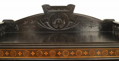 American Victorian Aesthetic Movement Roll Top Desk