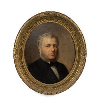 American Victorian Bearded Man Portrait