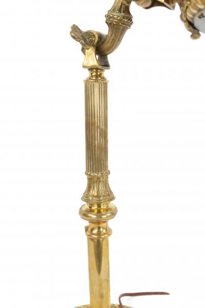 American Victorian Brass Gorham Student Lamp