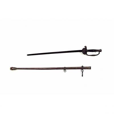 American Victorian Bronze Presentation Sword with Scabbard