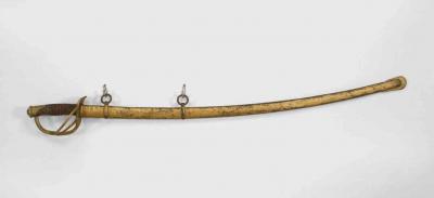 American Victorian Civil War sword with metal sheath