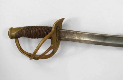 American Victorian Civil War sword with metal sheath
