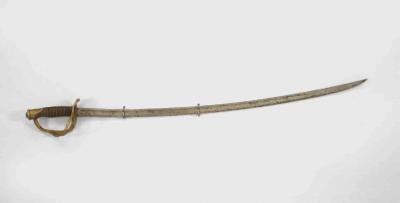 American Victorian Civil War sword with metal sheath