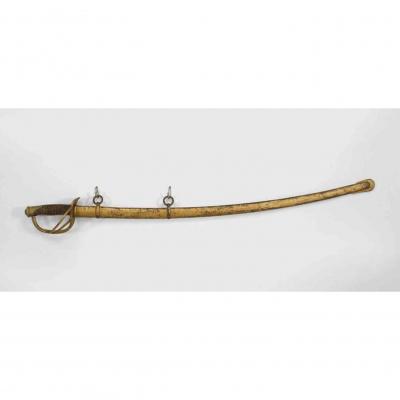 American Victorian Civil War sword with metal sheath