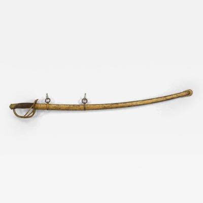 American Victorian Civil War sword with metal sheath