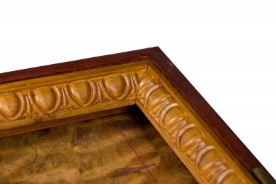 American Victorian Country style Brown Wooden Box