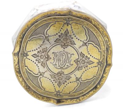 American Victorian Crystal Powder Box