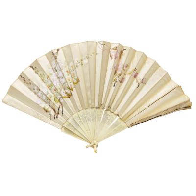American Victorian Decorative Hand Fan