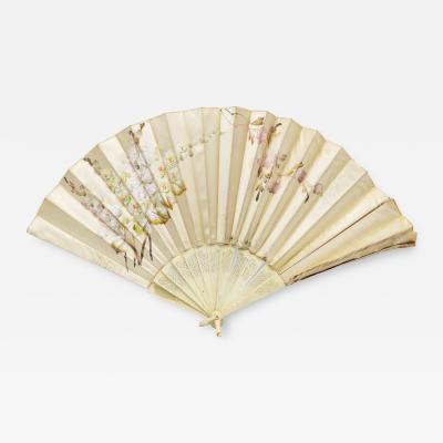American Victorian Decorative Hand Fan