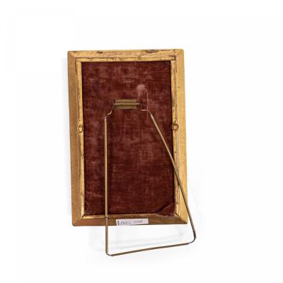 American Victorian Gilt Metal Picture Frame