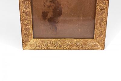American Victorian Gilt Metal Picture Frame