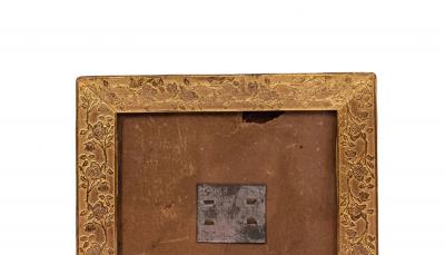 American Victorian Gilt Metal Picture Frame