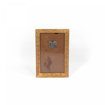 American Victorian Gilt Metal Picture Frame