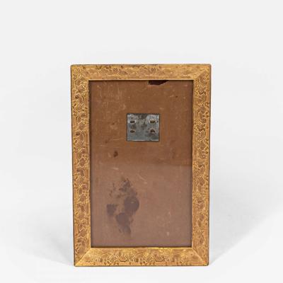 American Victorian Gilt Metal Picture Frame