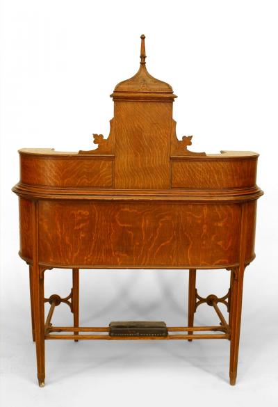 American Victorian Gothic Revival Carlton House Desk