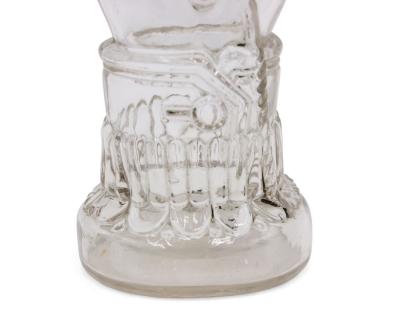 American Victorian Hand Shaped Glass Decanter