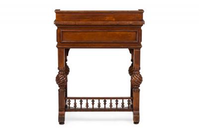 American Victorian Herts Brothers Slant Front Desk