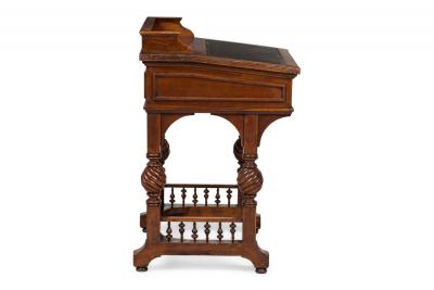 American Victorian Herts Brothers Slant Front Desk