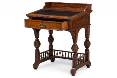 American Victorian Herts Brothers Slant Front Desk