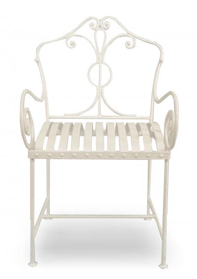 American Victorian Iron Arm Chairs