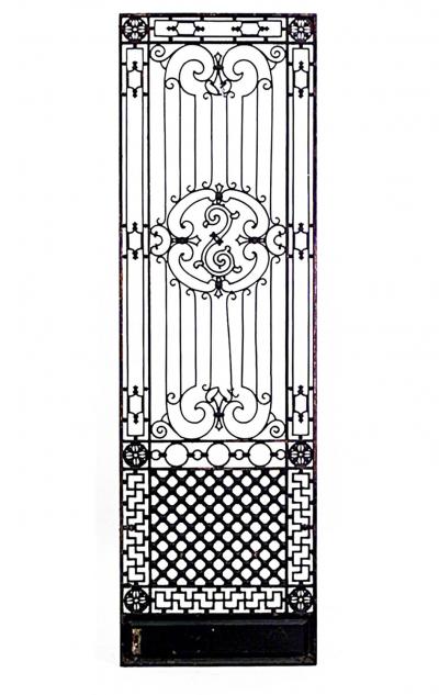 American Victorian Iron Filigree Gates
