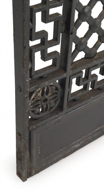American Victorian Iron Filigree Gates