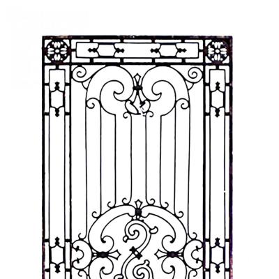 American Victorian Iron Filigree Gates