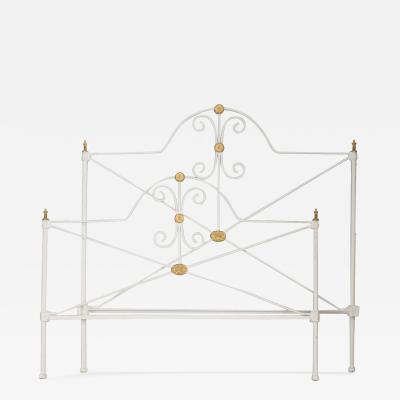 American Victorian Iron and Brass Full Bed