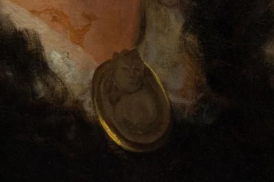 American Victorian Lady in Black Portrait