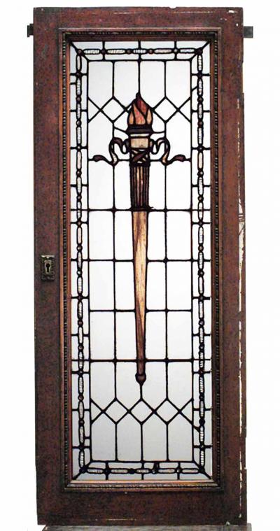 American Victorian Mahogany Torch Windows