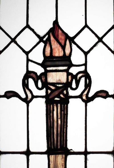 American Victorian Mahogany Torch Windows