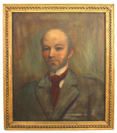 American Victorian Man with Beard Portrait