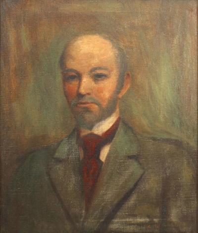 American Victorian Man with Beard Portrait