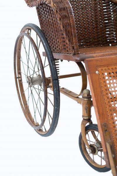 American Victorian Oak Wheelchair