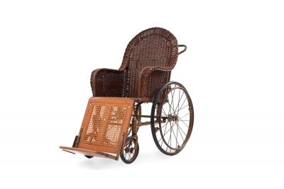 American Victorian Oak Wheelchair