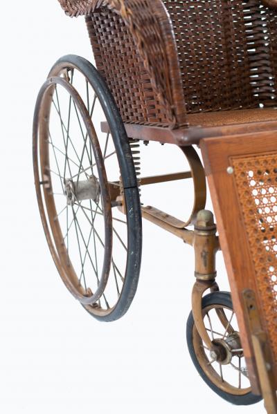 American Victorian Oak Wheelchair