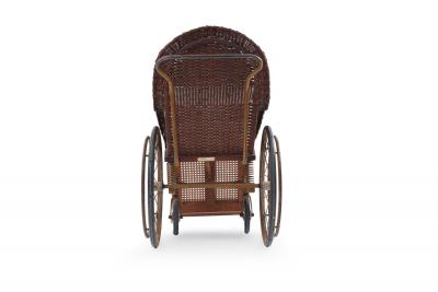 American Victorian Oak Wheelchair