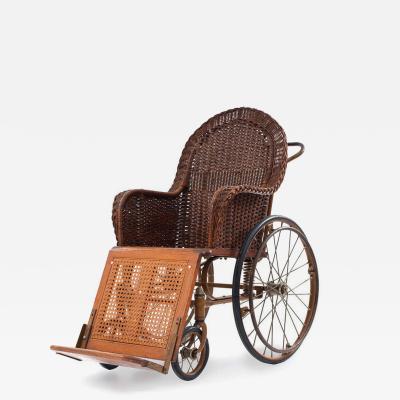 American Victorian Oak Wheelchair