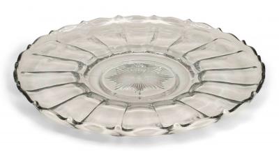 American Victorian Pressed Glass Punch Bowl