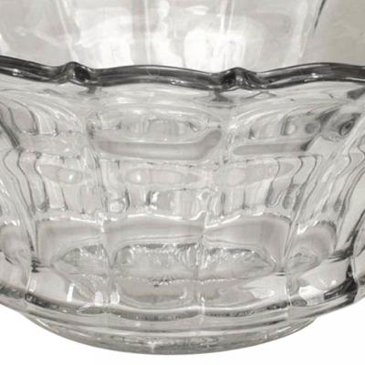 American Victorian Pressed Glass Punch Bowl