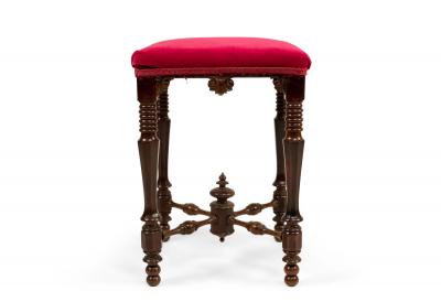 American Victorian Rosewood Bench