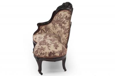 American Victorian Rosewood Recamier